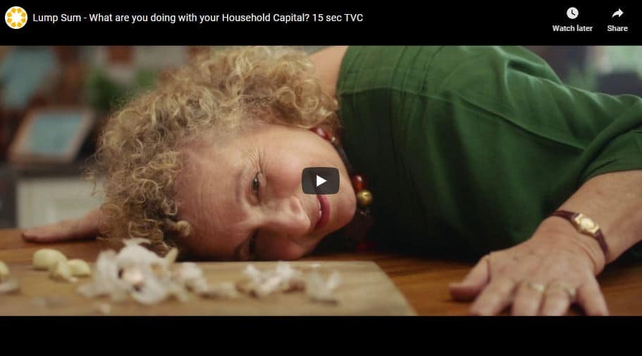 Elderly lady from video about Lump Sum payments