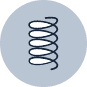 icon - flexibility spring light blue