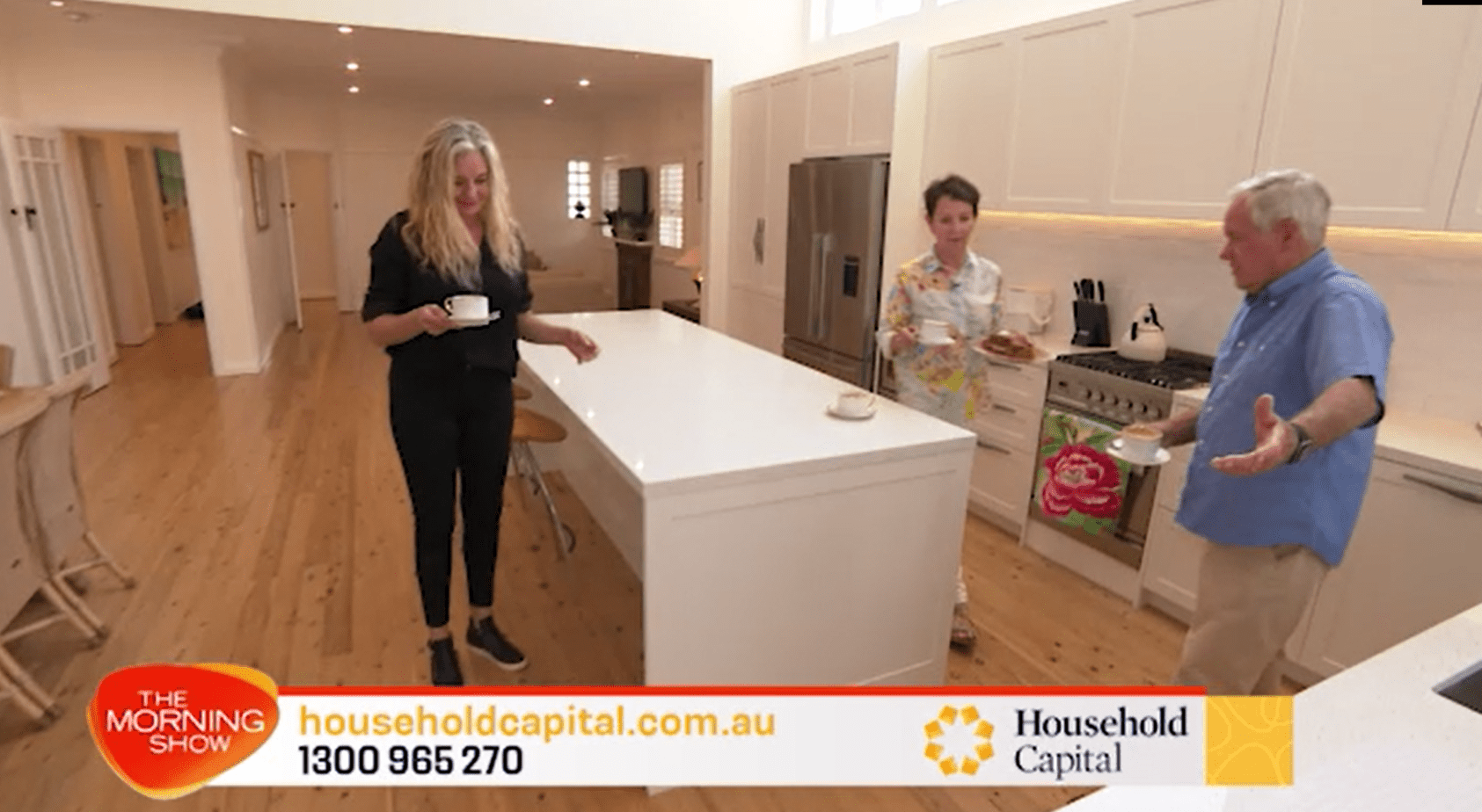Channel 7 advertorial screenshot- With Jenny and Steve and Fiona